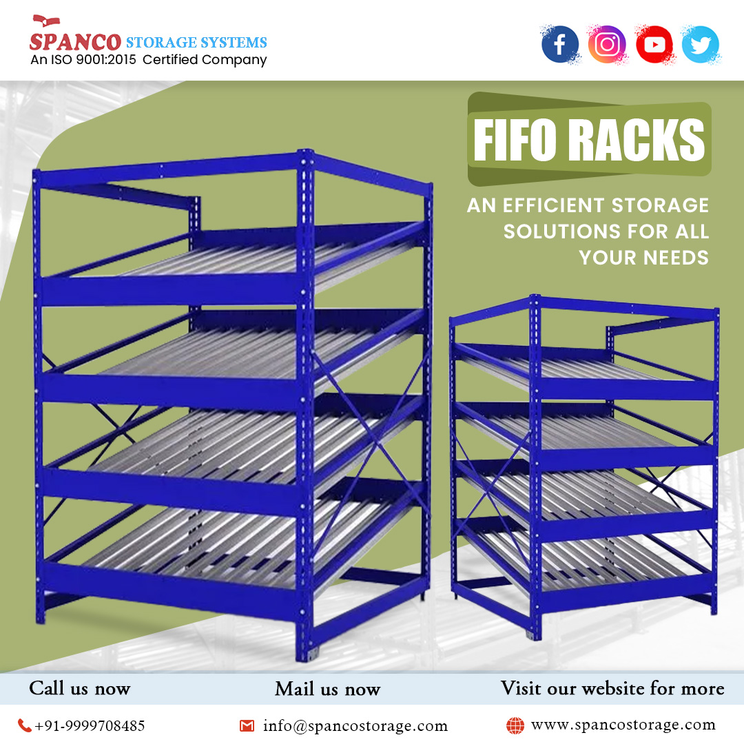 💥Unlock the power of efficient storage with #FIFOracks! Tailored for your needs, these racks streamline organization and maximize space. Elevate your storage game!

📲 : +91-9999708485
🌐: spancostorage.com
📧: info@spancostorage.com

#FIFORacks #EfficientStorage