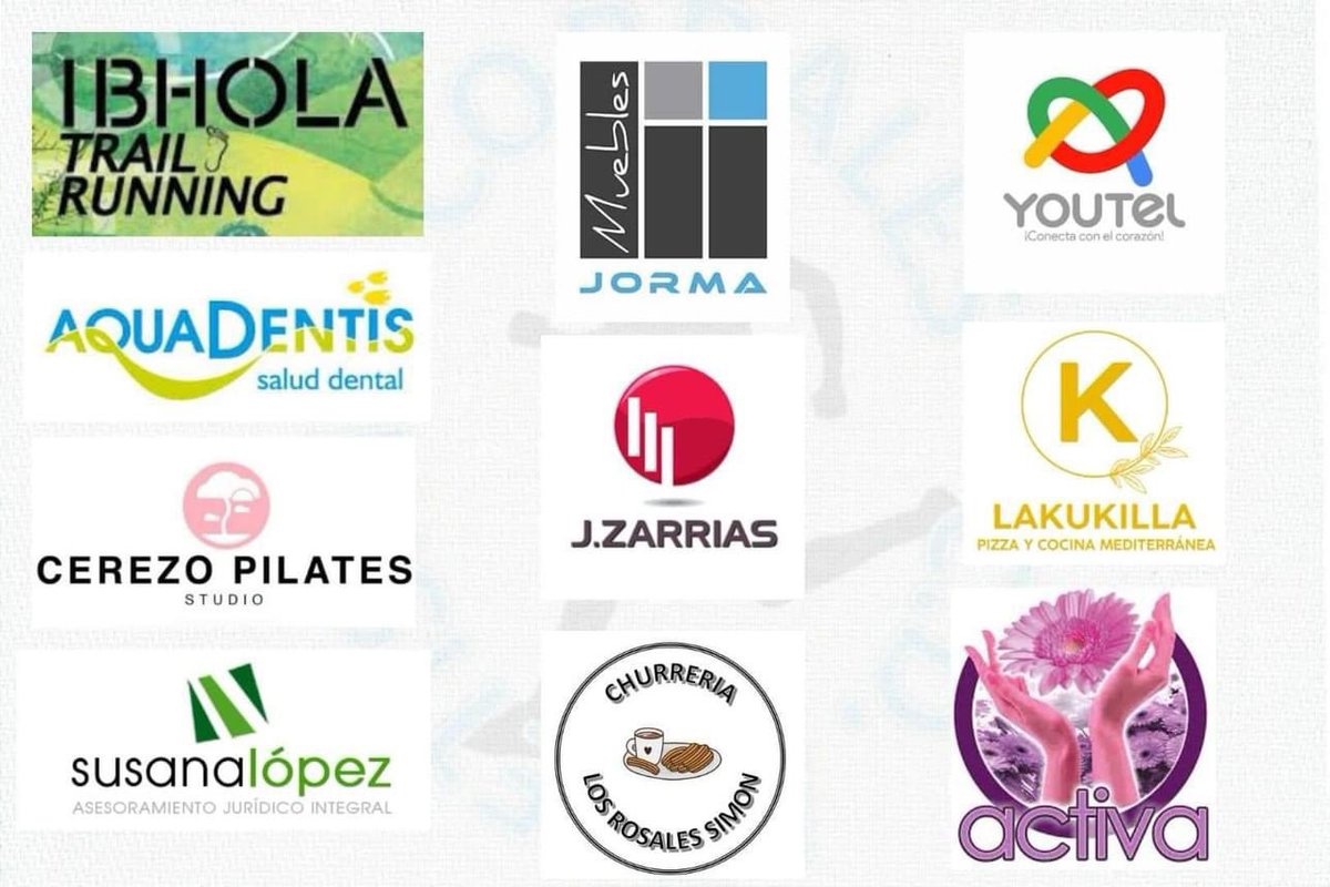 CDACorrales's tweet photo. Simon Cordero
Youtel
Susana López Asesoramiento Jurídico
Ibhola Trail Running
Muebles Jorma
Activa Fisio y Rehabilitación
Clínica Dental Aquadentis Ldo.Alonso González Sancho
J. Zarrias
Lakukilla Pizza y Cocina Mediterránea
Cerezo Pilates Studio https://t.co/q77Lepc7vS
