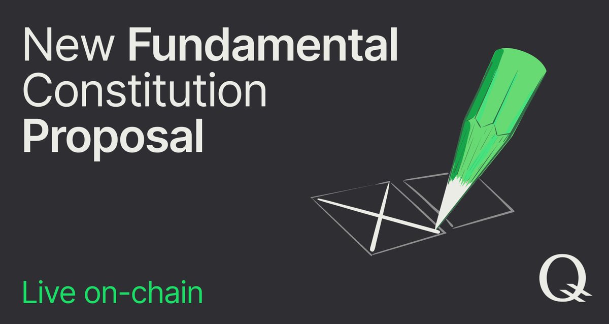 We are thrilled to present Constitution Proposal #6, a groundbreaking update that signifies a significant leap in Q's ability to deliver productised services. This proposal introduces several key enhancements aimed at fortifying governance, streamlining processes, and ensuring a