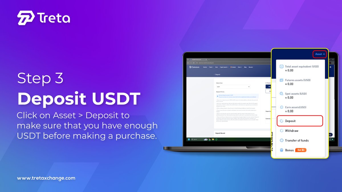 Treta Exchange tweet media