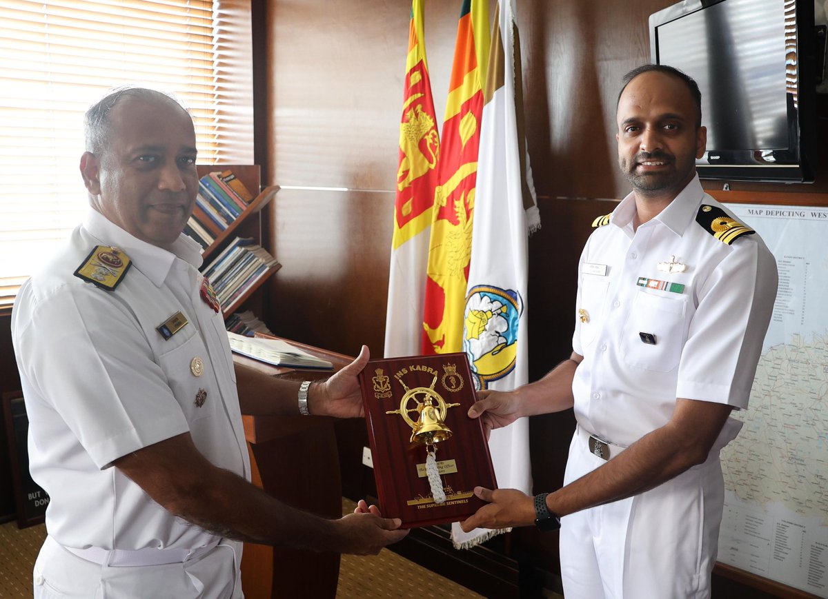 indiannavy's tweet photo. #INSKabra, the indigenous Fast Attack Craft, arrived #Colombo, #08Jan 24
The ship was accorded warm welcome by @srilanka_navy
Handed over essential spares for #SriLankaNavy & @airforcelk
The visit further strengthens #maritimecooperation b/n both the navies.
🇮🇳-🇱🇰 🤝
@IndiainSL https://t.co/mb9hbCez1V