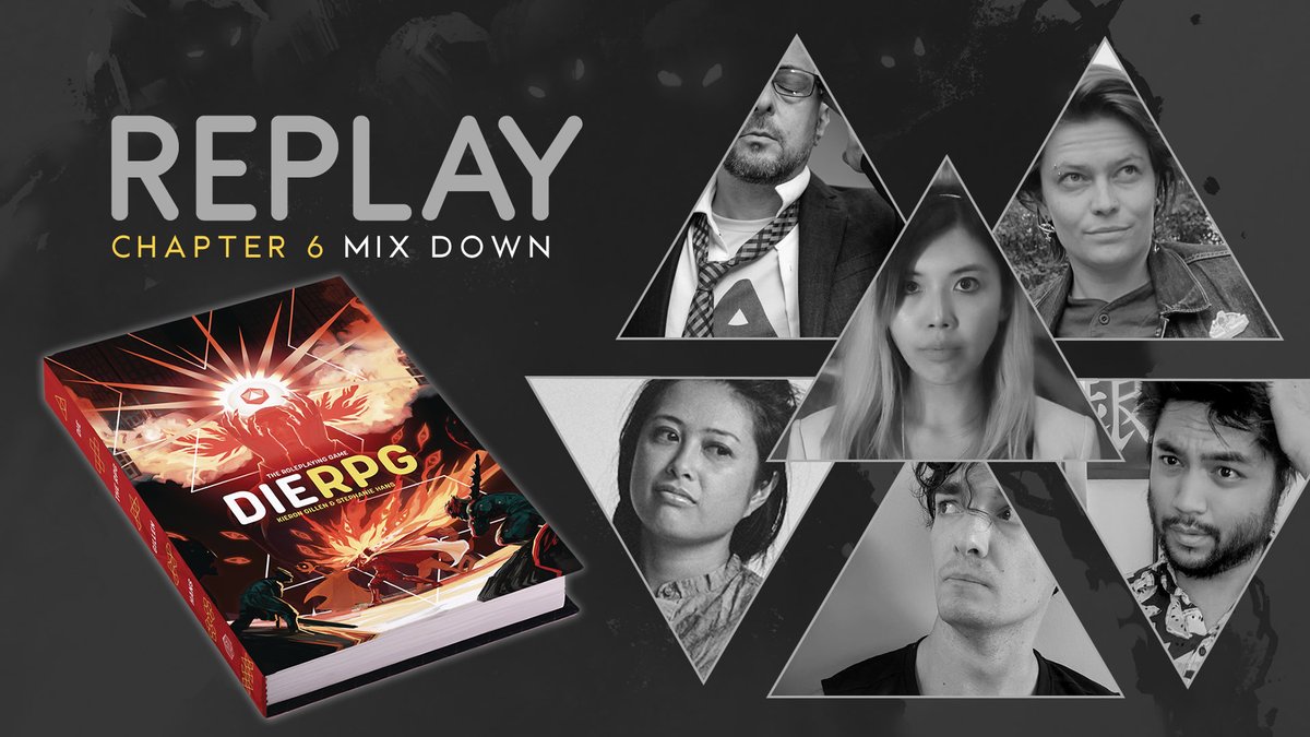 The last episode of our DIE RPG campaign 'Replay' is now live!  

Join us as Fern, Rory, Andrea, Lukas, Deliria reach Jacob's volcano island for a final showdown.

#DIERPG #ActualPlay #audiodrama #deadghostpro