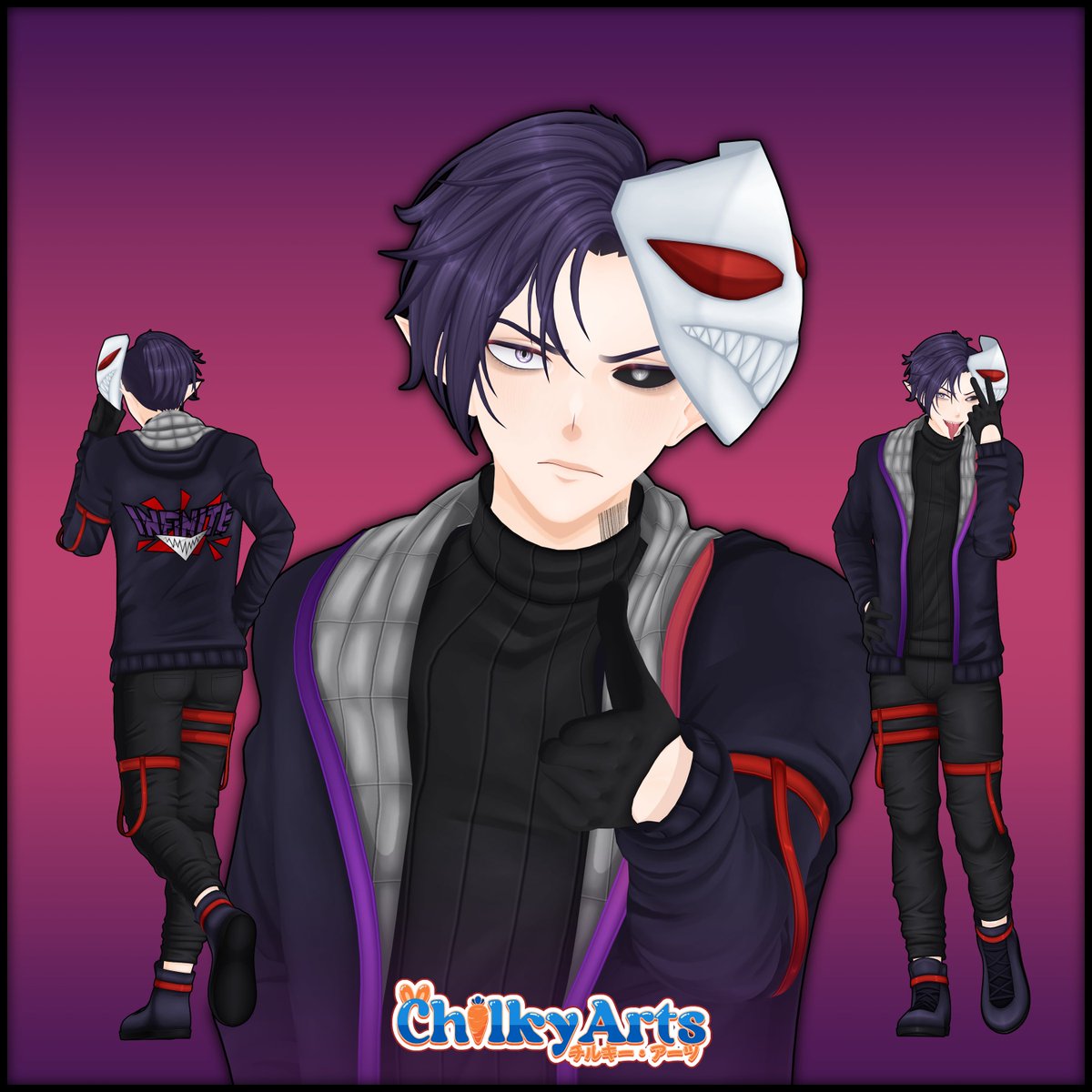 ChilkyArts's tweet photo. Hello, I'm Chilky the 3D Modeling Bunny 🐰 and today is my Birthday! 🎂

I would be sooo happy if you could retweet my 3D Vtuber work for this occassion! 

Thank youuu! 🤍💙🧡 https://t.co/dVSoE3cySw