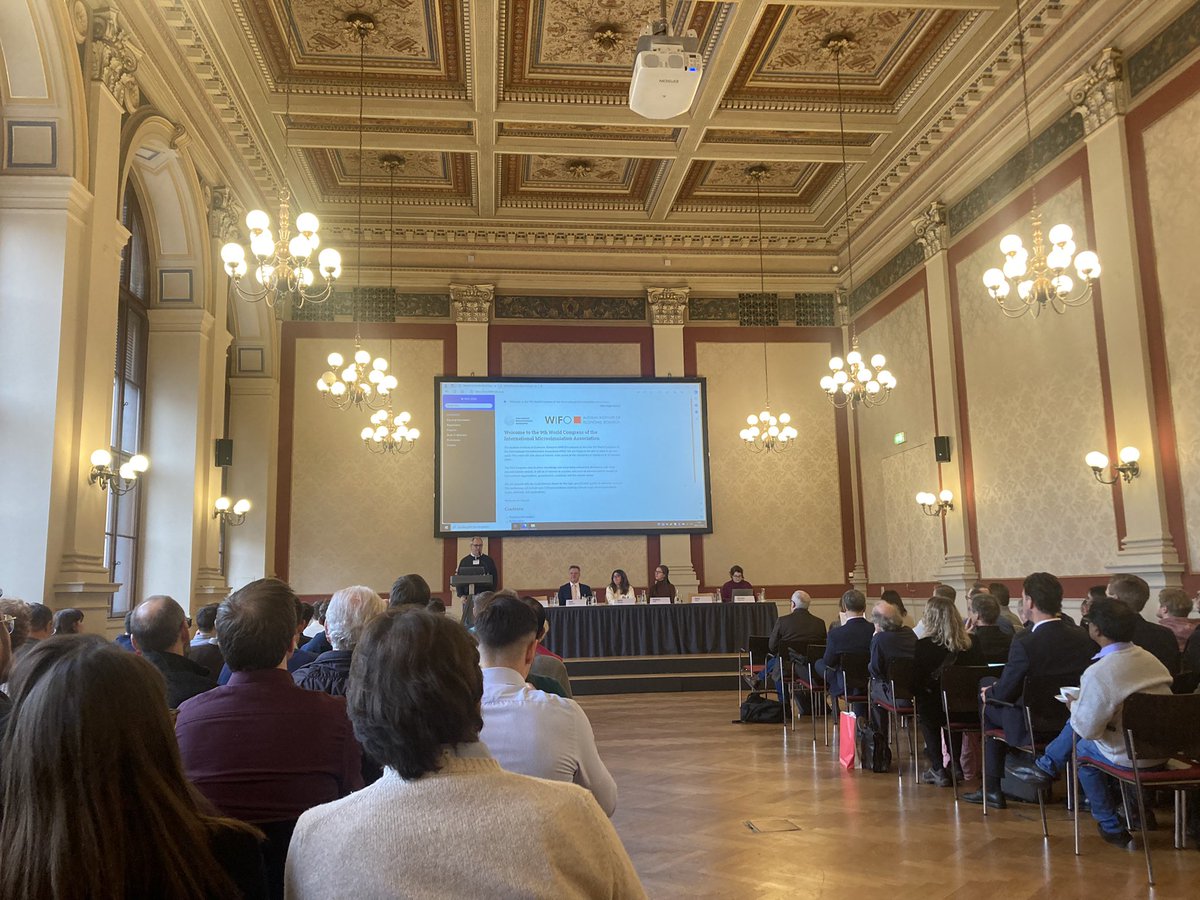 Extremely honoured to be an invited speaker and lead a workshop at the 9th World Congress of the International Microsimulation Association at the beautiful University of Vienna.