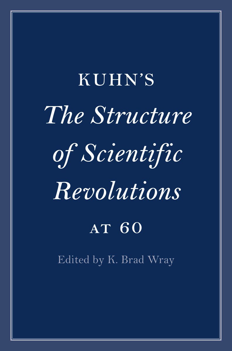 Congratulations to the editor Brad Wray and contributors on this volume, now in stock, which reflects on the impact of #ThomasKuhn’s classic book and examines its legacy in the history, sociology and #philosophyofscience