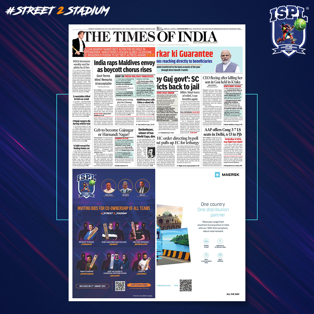 ispl_t10's tweet photo. Breaking News 📰 Today, our invite to bid is the talk of the town! 🌐 Thrilled to be at the forefront of opportunities. Let the bidding adventure begin! 💼✨
Apply Now at https://t.co/S4QoVw2oZQ
#BiddingBuzz #NextLevelOpportunities #MakingHeadlines #isplt10 #street2stadium https://t.co/f726Qa5cJB