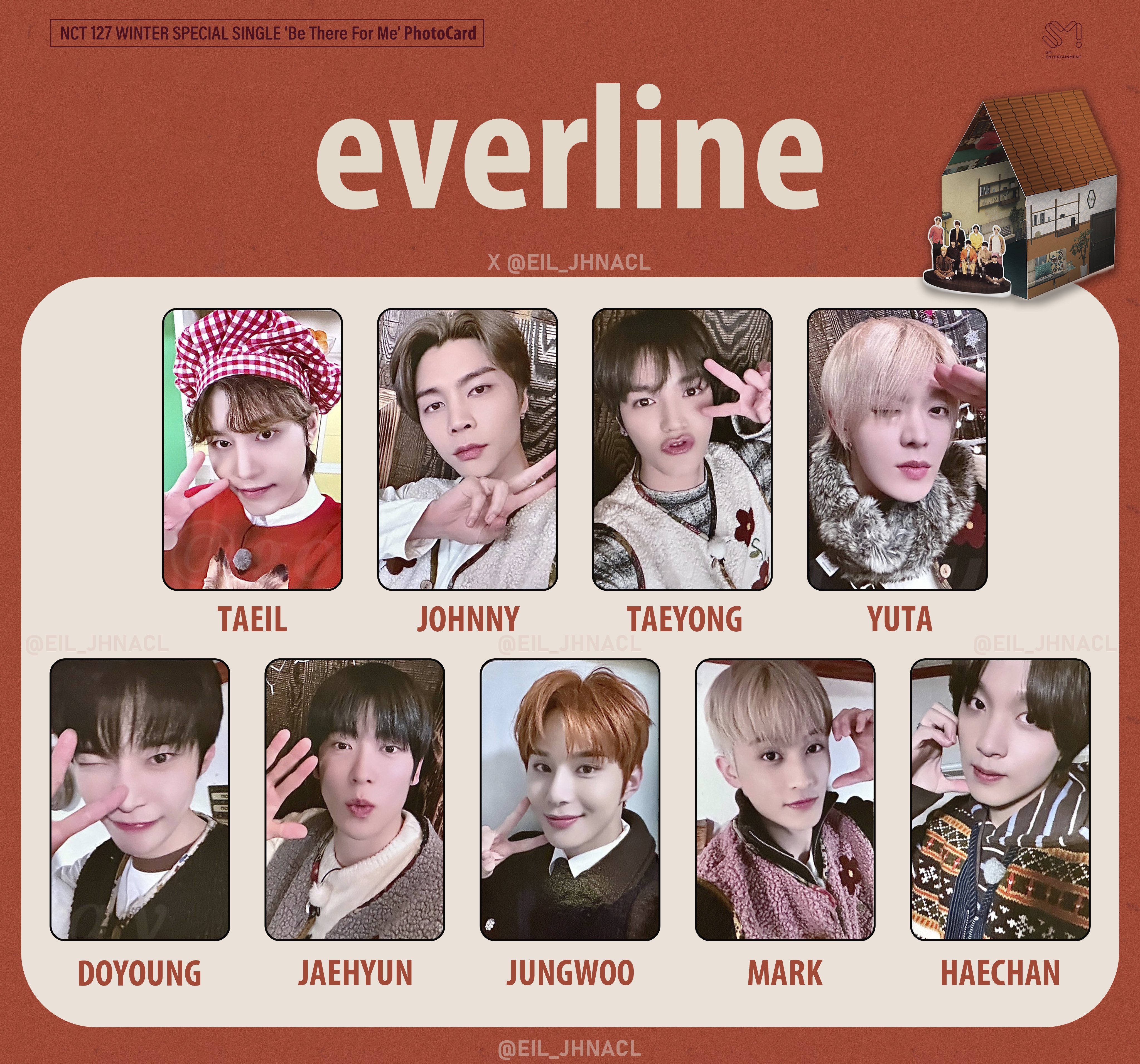 NCT 127 Be There For Me Official Merchandise - Random