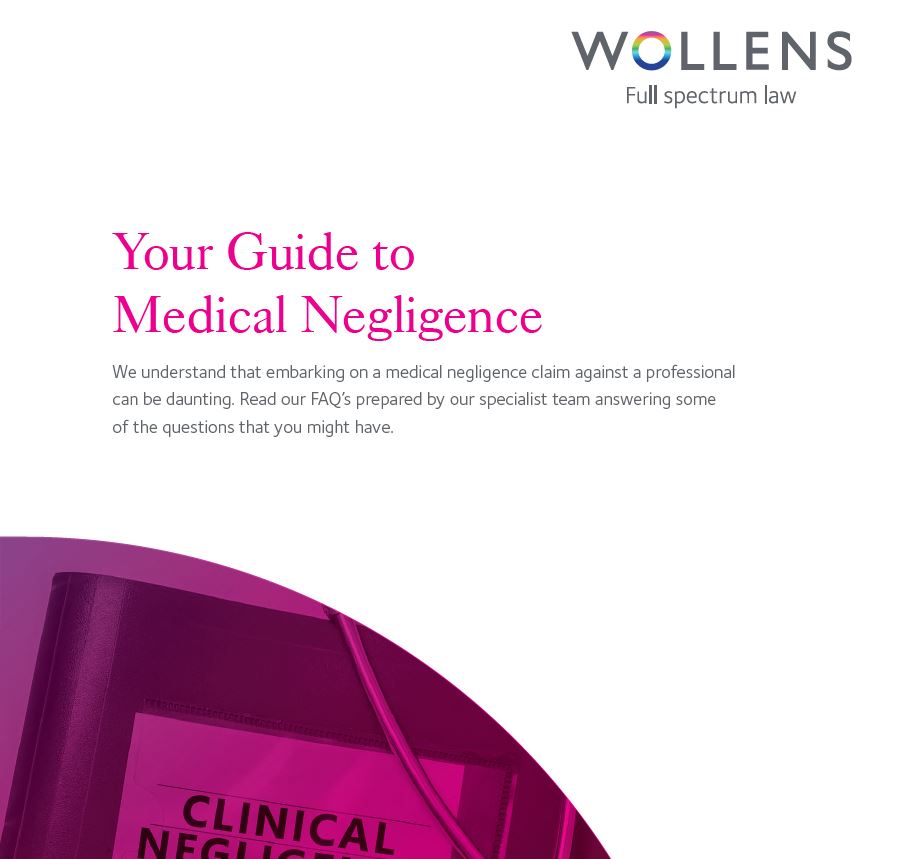 Download our  Medical Negligence FAQ guide today: 

wollens.co.uk/advice-guides/…

#advice #FAQ  #MedNeg #clinicalNegligence #guide #lawyer