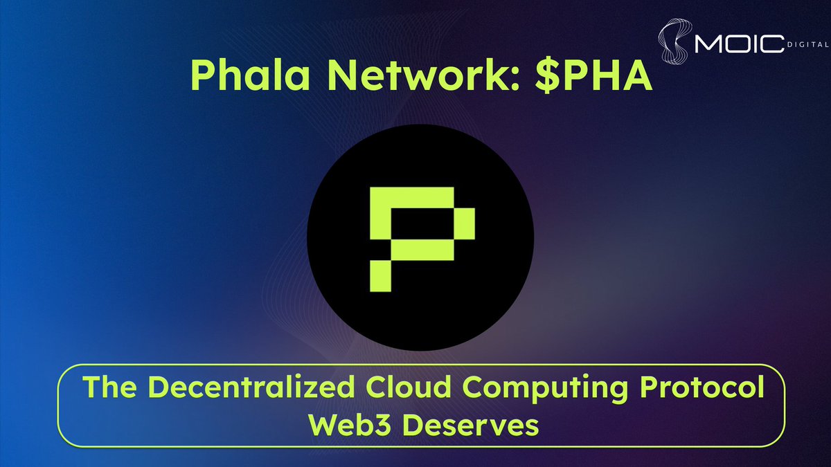 Web3 devs often seek off-chain solutions for scalability and efficiency.

However, centralized platforms like AWS and Google Cloud contradict the blockchain principles.

But a project is changing that...

A thread on <a href="/PhalaNetwork/">Phala</a>, the decentralized infra of the #Web3🧵

$PHA