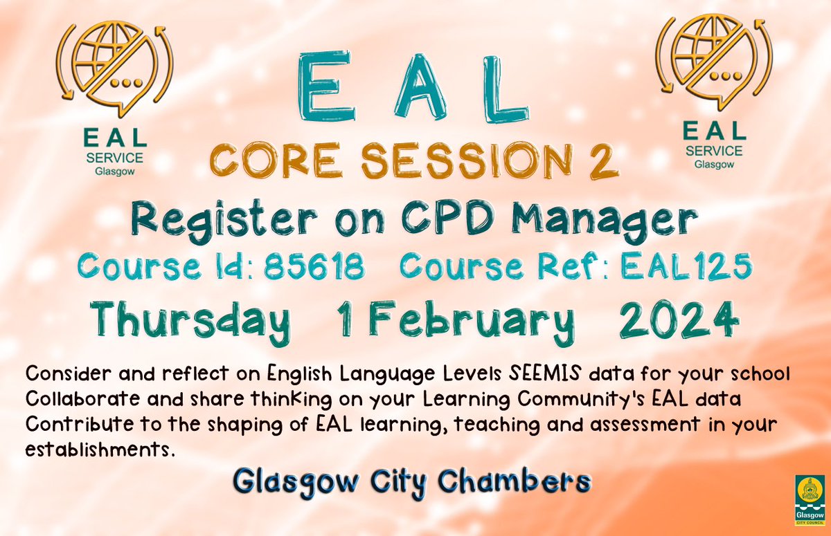 EAL Service, Glasgow tweet media