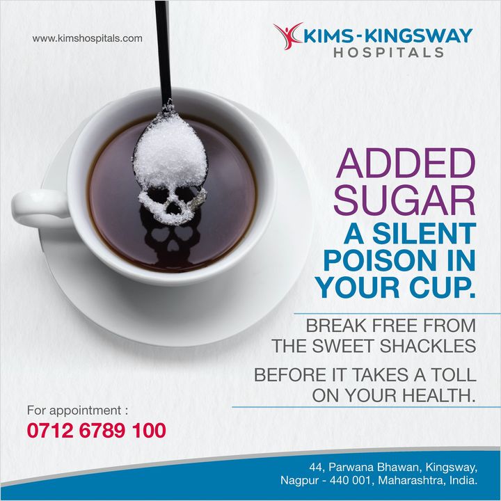 kims_kingsway's tweet image. ⚠️ That sweet sip could be hiding a silent threat: ☕ Excess sugar in beverages disrupts your health. Let our Endocrinologist help you navigate a healthier path! 

To book an appointment, Call 712 6789 100 | visit kimshospitals.com/nagpur/special…

#SugarFreeLiving #KIMSKingswayHospital
