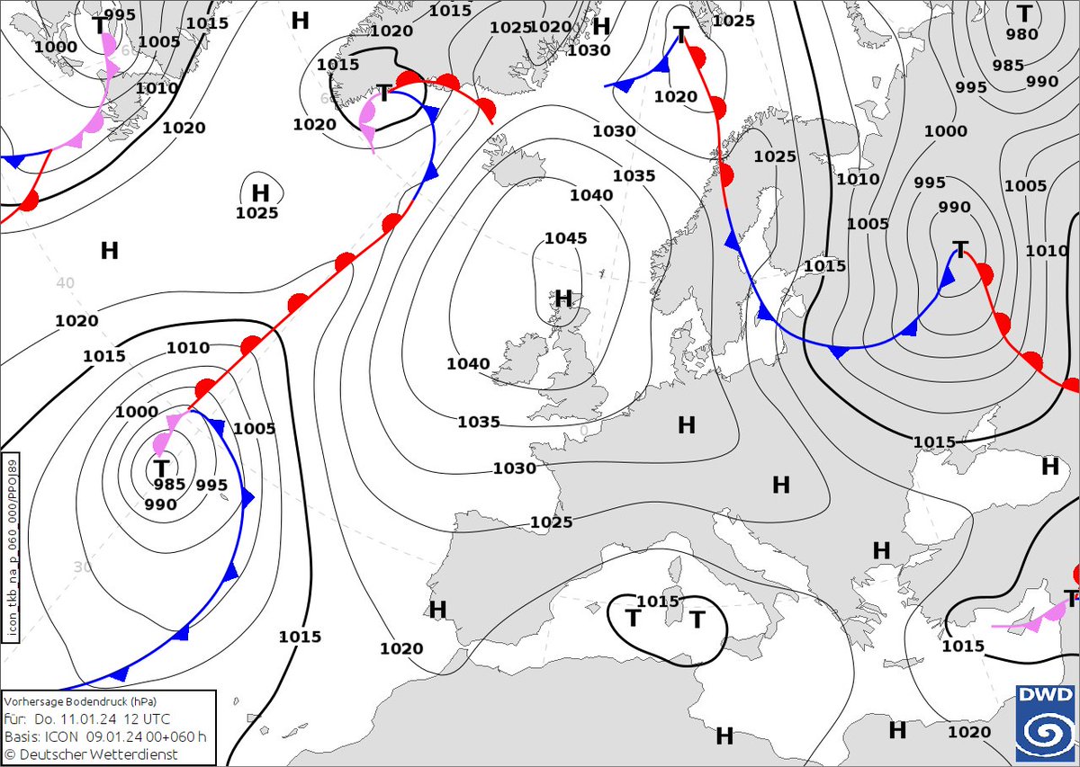 WetterKontor's tweet photo. #Hoch #Hannelore sorgt bis einschließlich Freitag in #Deutschland für ruhiges #Winterwetter mit gebietsweise strengen Nachtfrösten. Am Donnerstag und Freitag wird es aber vor allem im Norden und in der Mitte wieder trüber: https://t.co/lhy8gXbqMN https://t.co/bRUB2GCDTp