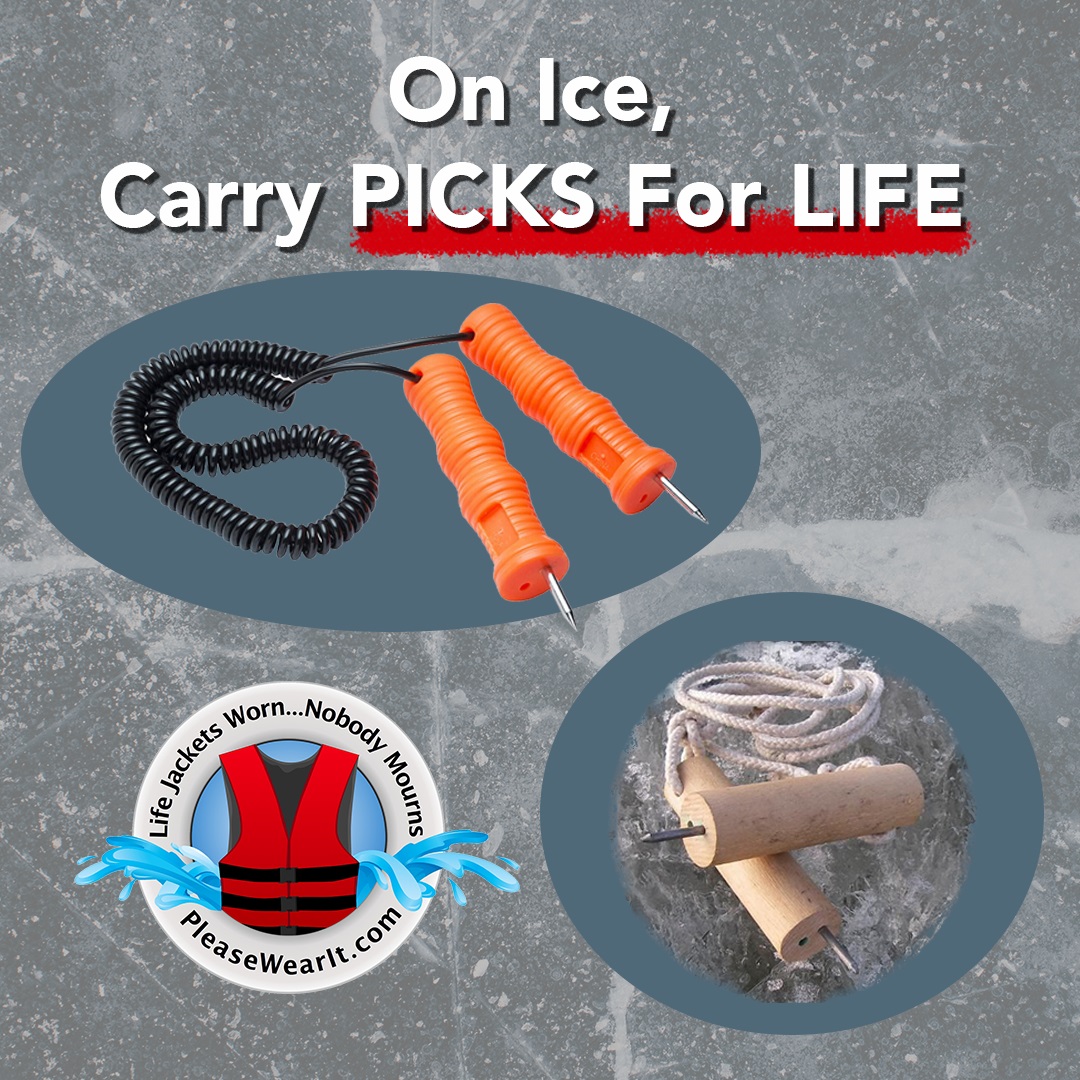 New England District on X: If you venture out onto safe, clear ice that is  at least 4-inches thick, it's still a good idea to wear a life jacket and  have some