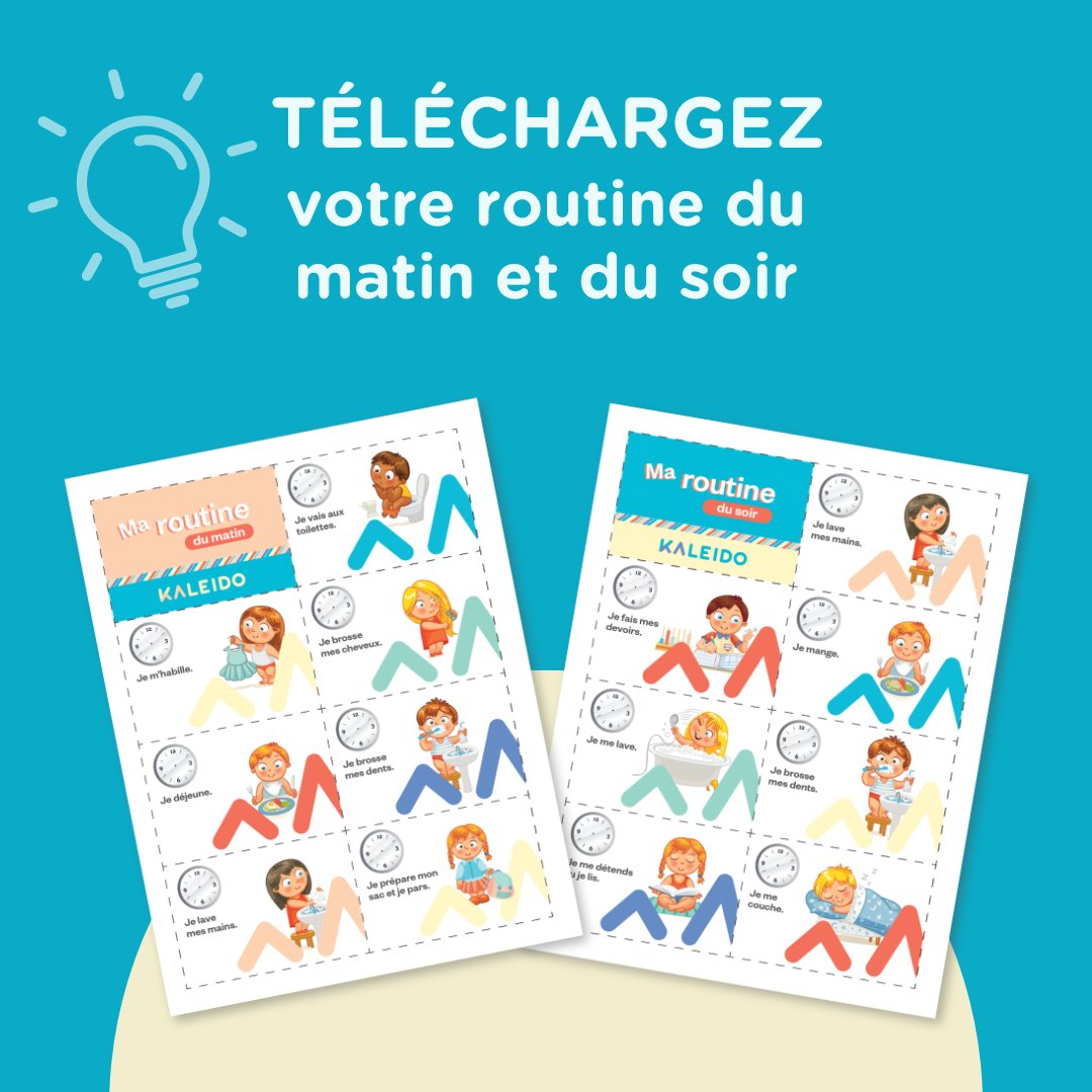 🌟 Fini le chaos, bonjour la sérénité familiale! 

Parents débordés, on est ravis de vous présenter un outil GRATUIT pour vous simplifier la vie : nos routines à télécharger et à personnaliser selon les besoins de votre famille! 🎒⏰
👉 Trouvez-les ici: kaleido.ca/fr/outil-routi…