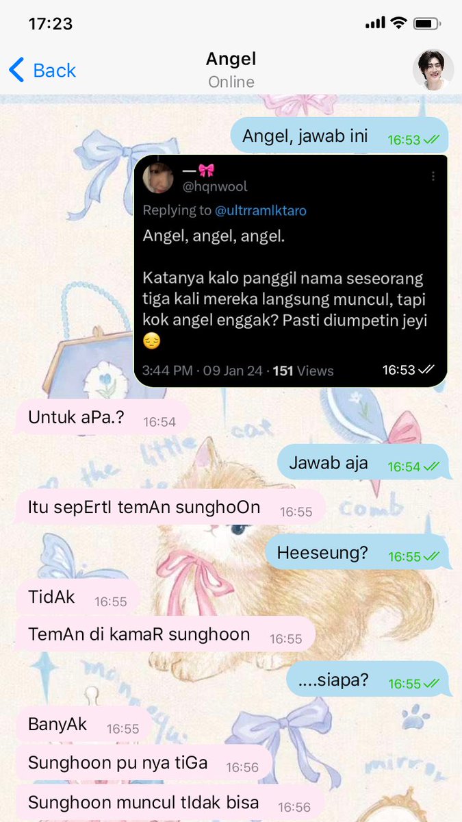 ultrramlktaro's tweet photo. #angeltalk temennya dedemit https://t.co/xsJH2GeYjg