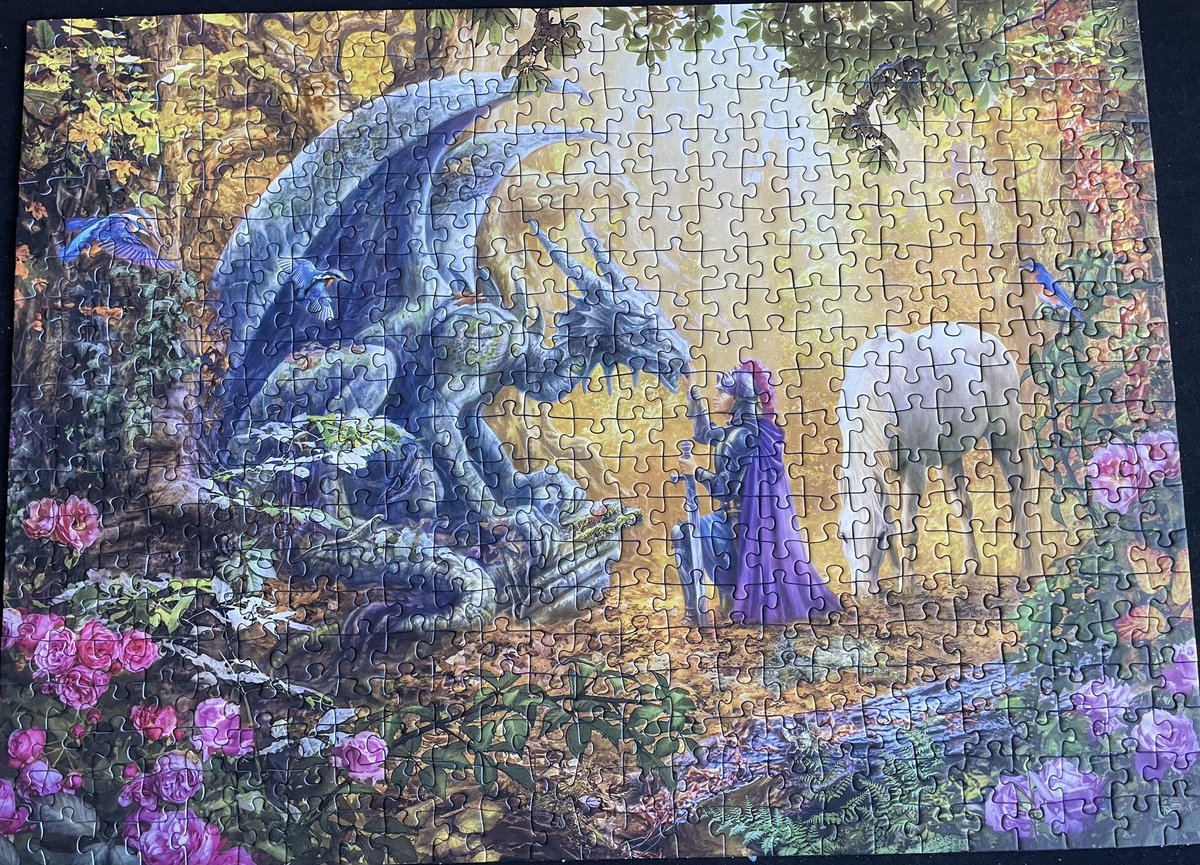 2nd puzzle of 2024 completed. #jigsawpuzzles