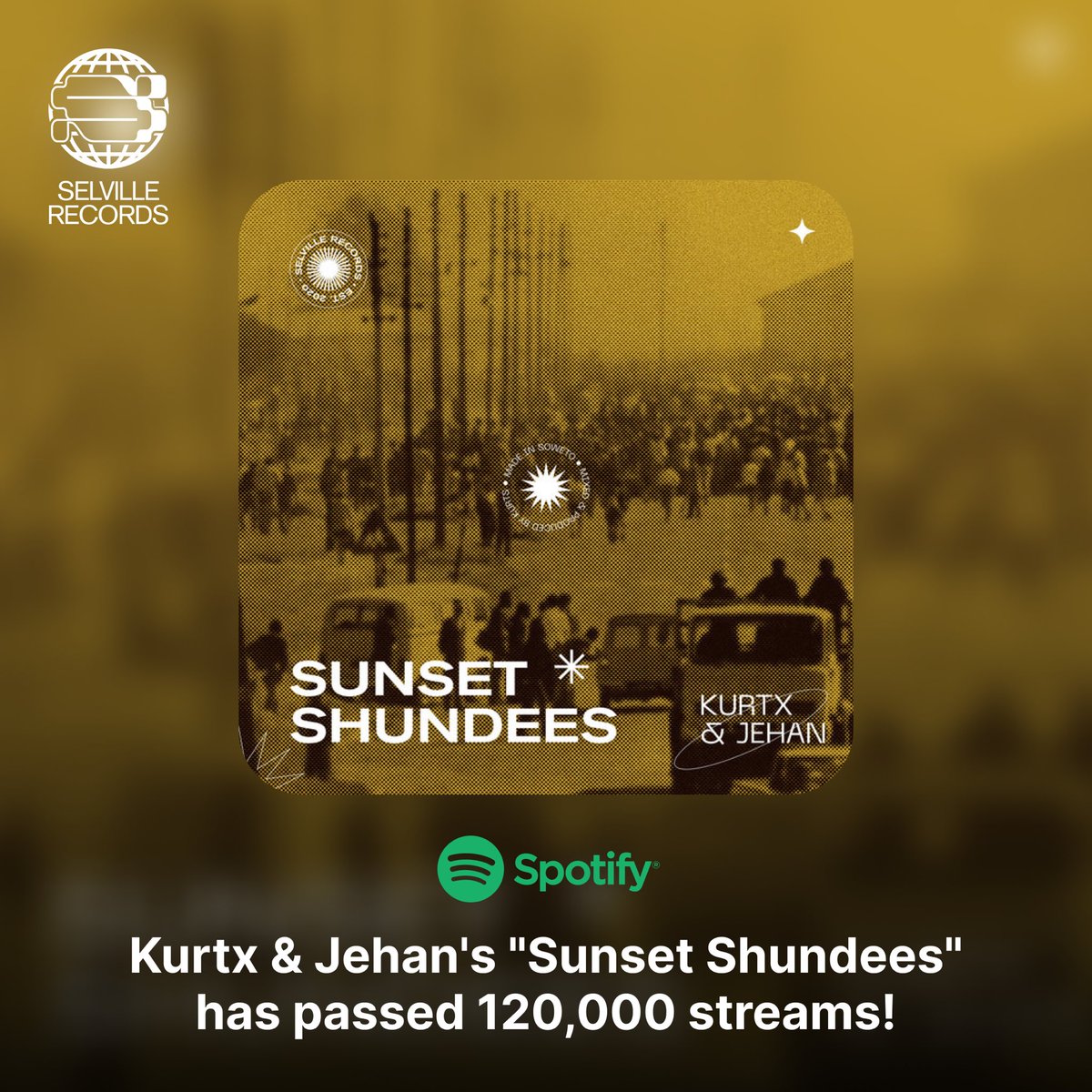 SelvilleRecords's tweet photo. Congrats to @KURTX_ &amp; Jehan their single “Sunset Shundees” passed 120 000 Streams on @Spotify 

What’s your favourite from the Album?
#deephouse #soulfulhouse #scuffedhouse #maxgraef #berlinhousemusic https://t.co/iiRr7tI8LZ