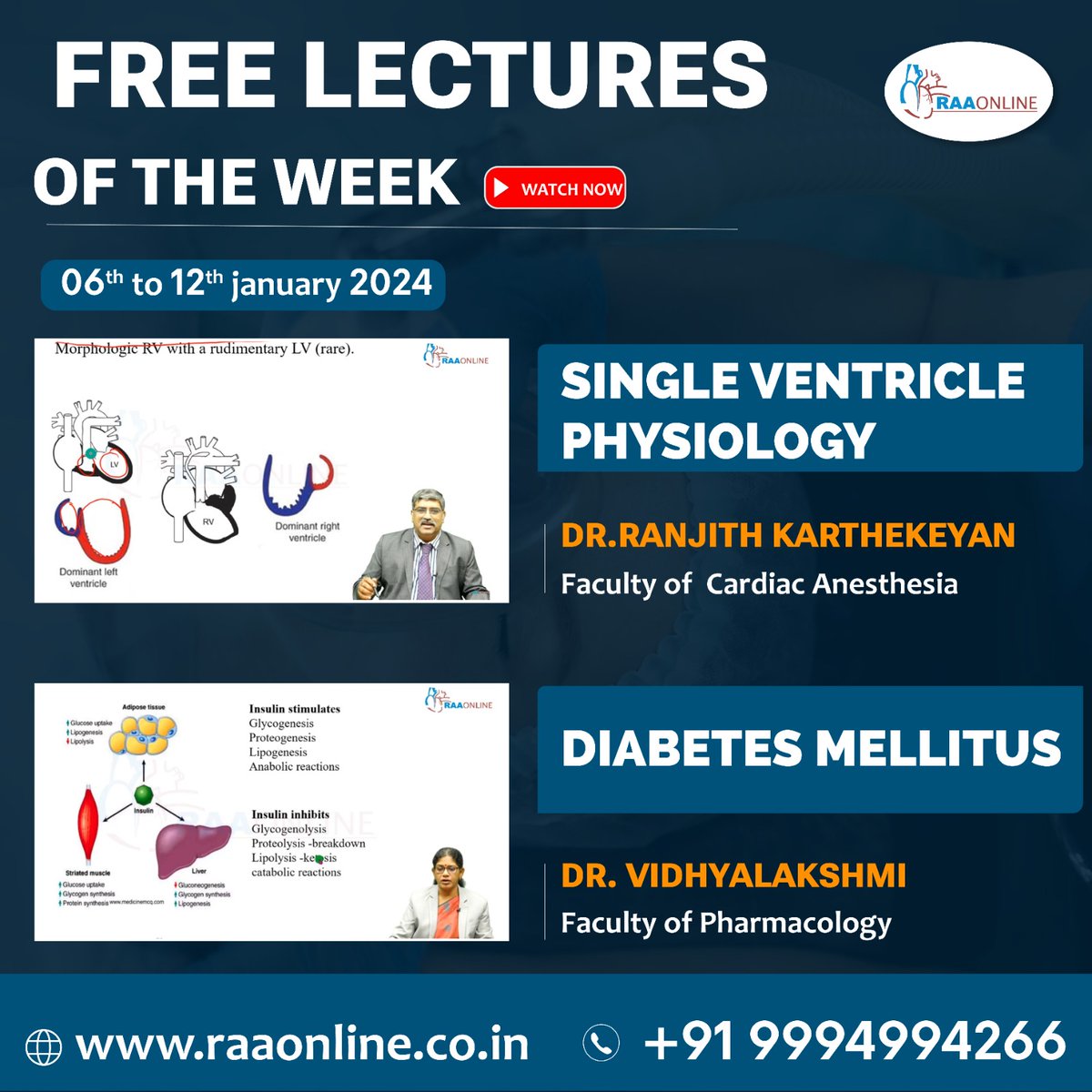 Raaonline's tweet photo. Free Lectures of the week on Raamed App. Subscribe and Watch free Lectures: https://t.co/ccKa7yBlci
Download RAAMED App:
Android: https://t.co/9HpP9UIJTg
iOS: https://t.co/yGCxIK6CjT
Contact: 9994994266
#Raaonline #freelectures #MedicalStudents #medicalstudent #medicaleducation https://t.co/4B6x7c4dna