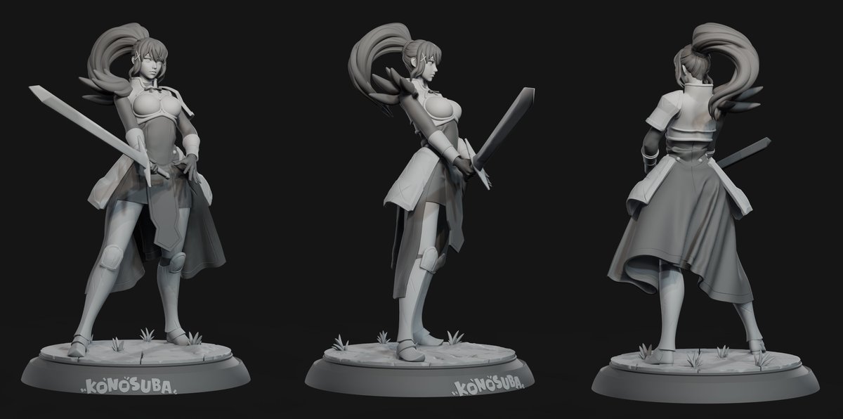 GoydFigures's tweet photo. Meet the brave yet clumsy knight Darkness from Konosuba and join her in this wacky journey!! 🌑🗡️ (Available until January 31st)

https://t.co/6fvIBf9Asu

Thanks for your support!💜

•
•
•

#Darkness #Konosuba #anime #manga #Goydfigures #3Dprint #3dmodeling #STL https://t.co/GpoZGbSQr2