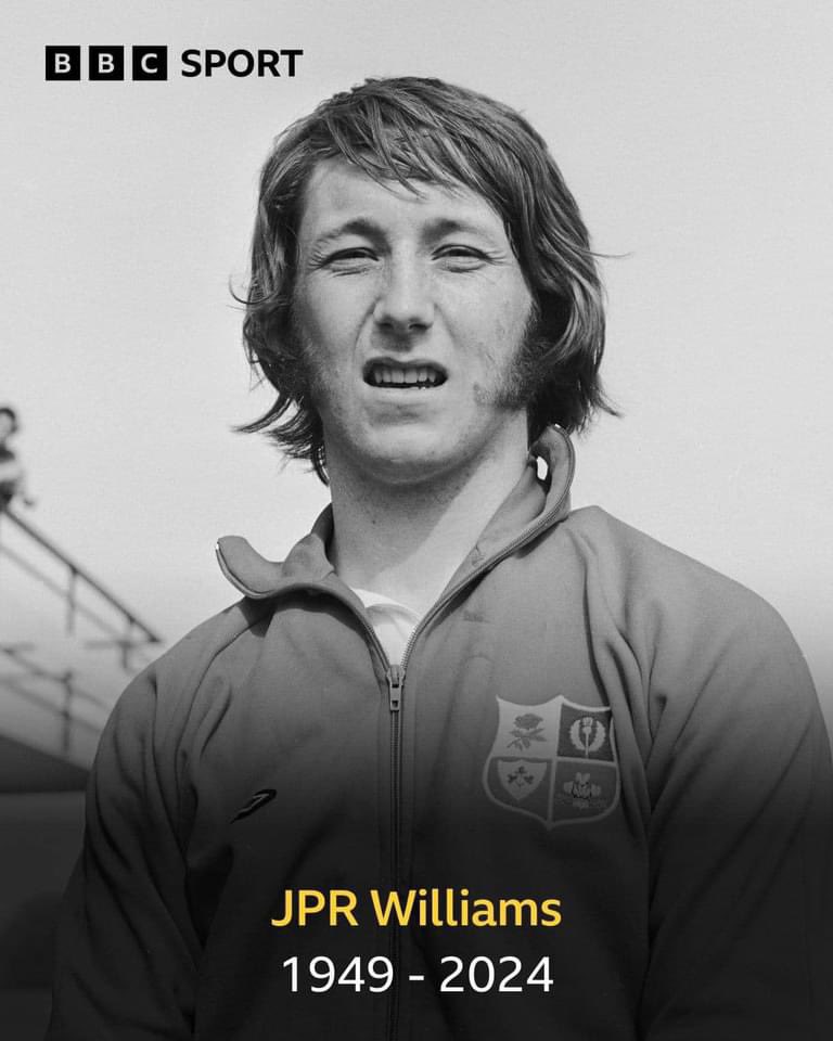 mark_jacques's tweet photo. Two of the finest exponents of their respective sports. Sadly gone but their impact will never be forgotten. RIP #JPRWilliams #FranzBeckenbauer https://t.co/Lo0o9FyZ2B