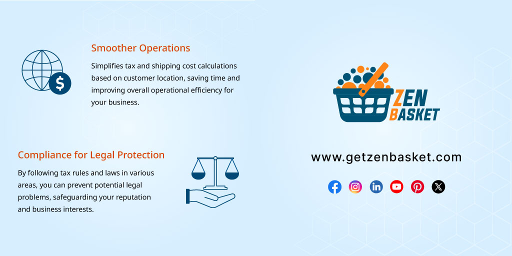 zenbasket's tweet photo. Revolutionize your business with Zone Management! Tailor shipping rates and taxes to perfection, ensuring happy customers, smooth operations, and legal compliance.
Visit us: https://t.co/nEtKKAhcHq
#ZenBasket #ZoneManagement #ShippingRates #CustomerSatisfaction https://t.co/TEz1jHHHFq
