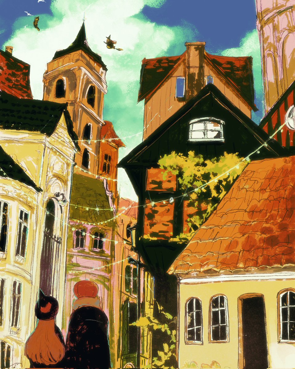 stickymaelk's tweet photo. Hi #PortfolioDay 
I'm Marie, a freelance illustrator and comic artist from Denmark 🧡 https://t.co/kGNyuLgKEZ