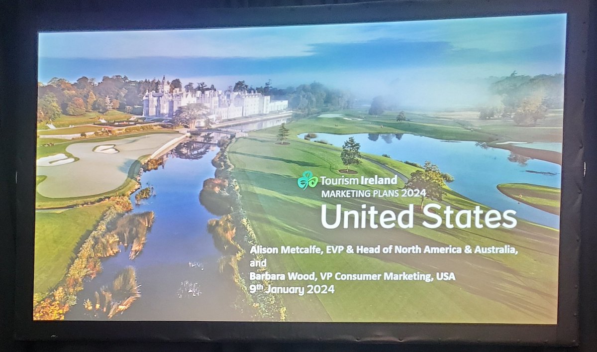 Alison Metcalfe, EVP &amp; Head of North America &amp; Australia, and Barbara Wood, VP Consumer Marketing, USA outline how Tourism Ireland will inspire visitors to travel to Ireland through engaging digital communications, brand partnerships and strong publicity campaigns #TI2024