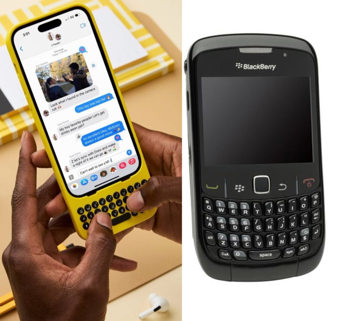 Al #CES2024 è stata presentata una cover per #iPhone con una tastiera fisica. 
Stiamo tornando alle origini?
#BlackBerry, un po' ci manchi 🥲
<a href="/clickskeyboard/">Clicks</a> 
#keyboard