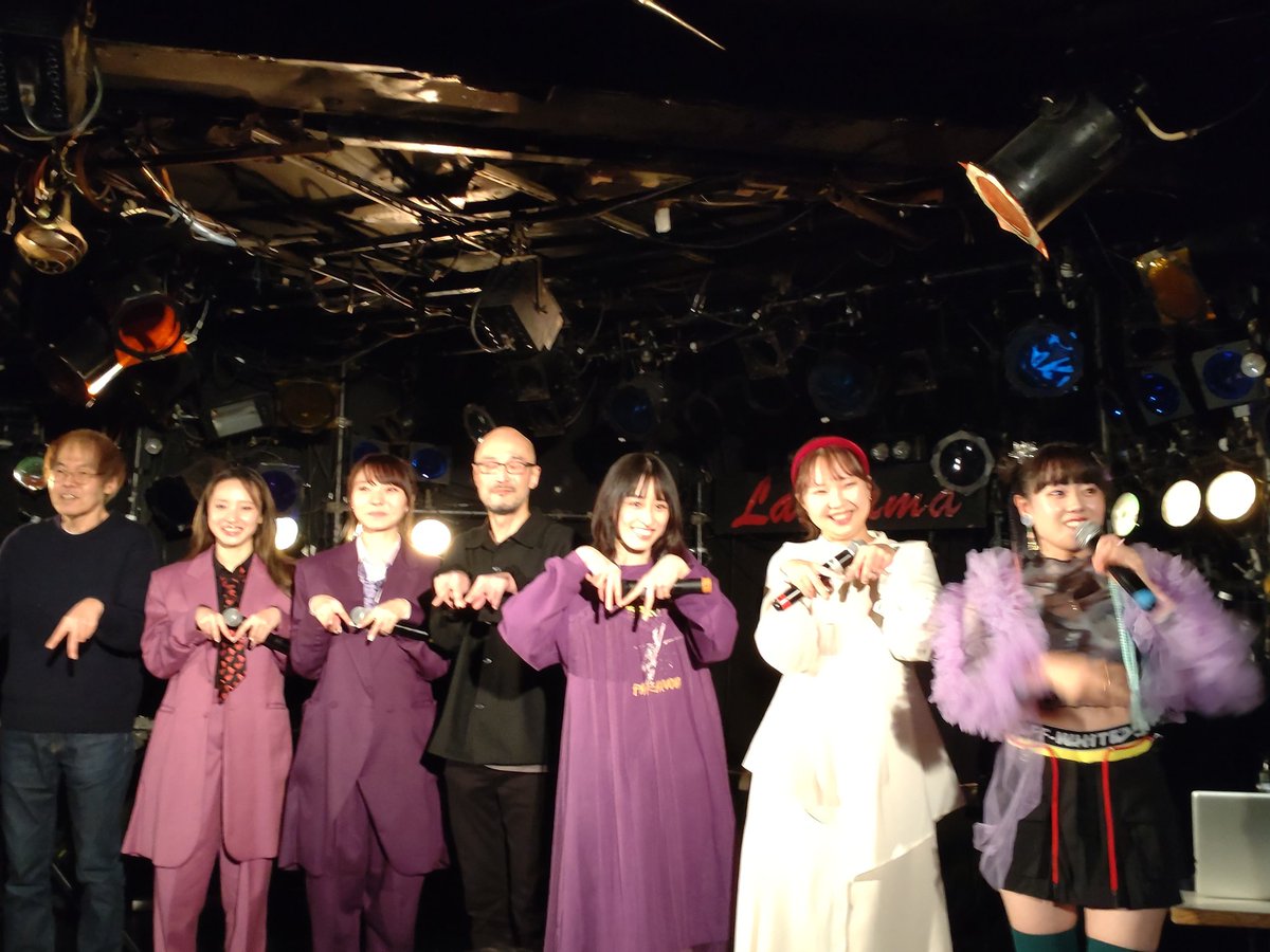 keroyonsinchang's tweet photo. 今日の出演者の皆さん。#MUSEMENT #WAYWAVE #宇佐蔵べに #加納エミリ #広瀬愛菜 #関美彦 https://t.co/wyUksashD7