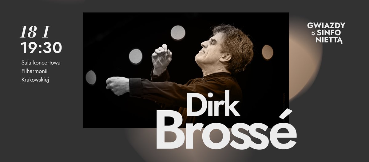 🎷🎻
Niecodzienne połączenie saksofonu i orkiestry smyczkowej nada ton koncertowi Sinfonietty Cracovii pod batutą belgijskiego dyrygenta Dirka Brossé.
Bilety: bit.ly/41FYyY3
