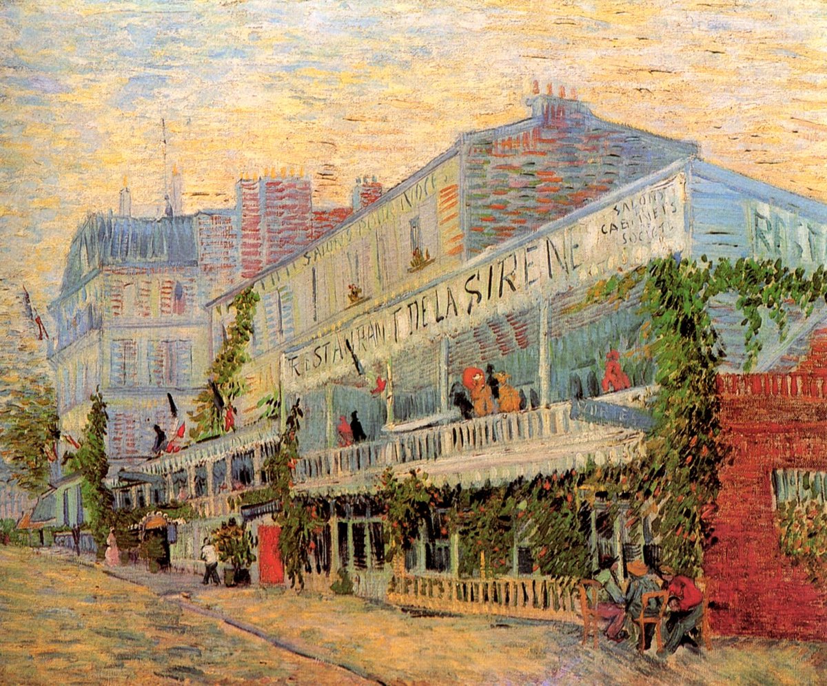 Restaurant de la Sirene at Asnieres, 1887 botfrens.com/collections/46…