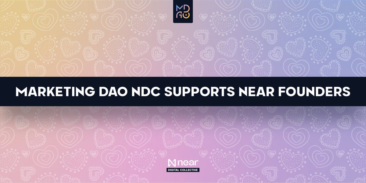 Near_Eco's tweet photo. Dear Near Ecosystem Founders,

Marketing DAO @neardc is inviting you to participate in our initiatives and avail yourself of our marketing support through the following avenues:

1. Secure a grant by submitting a proposal
2. Schedule a mentorship call with MDAO Councils
3. ⤵️

🧵 https://t.co/yOAGhd4w1L