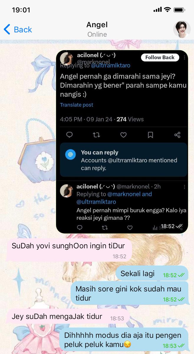 ultrramlktaro's tweet photo. #angeltalk terakhir ya, anaknya sudah mau tidur https://t.co/Q977OIgmLA