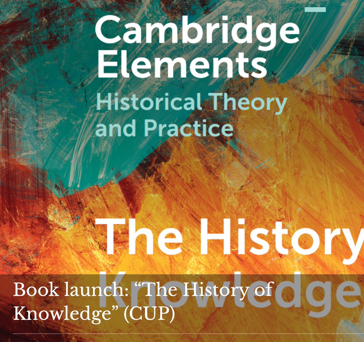 BOOK LAUNCH: “The History of Knowledge”

On 31 January, 13.15–14.30 (CET), Johan Östling and David Larsson Heidenblad will present their new book “The History of Knowledge” (CUP) at a digital seminar organised by LUCK

newhistoryofknowledge.com/2024/01/09/boo…
