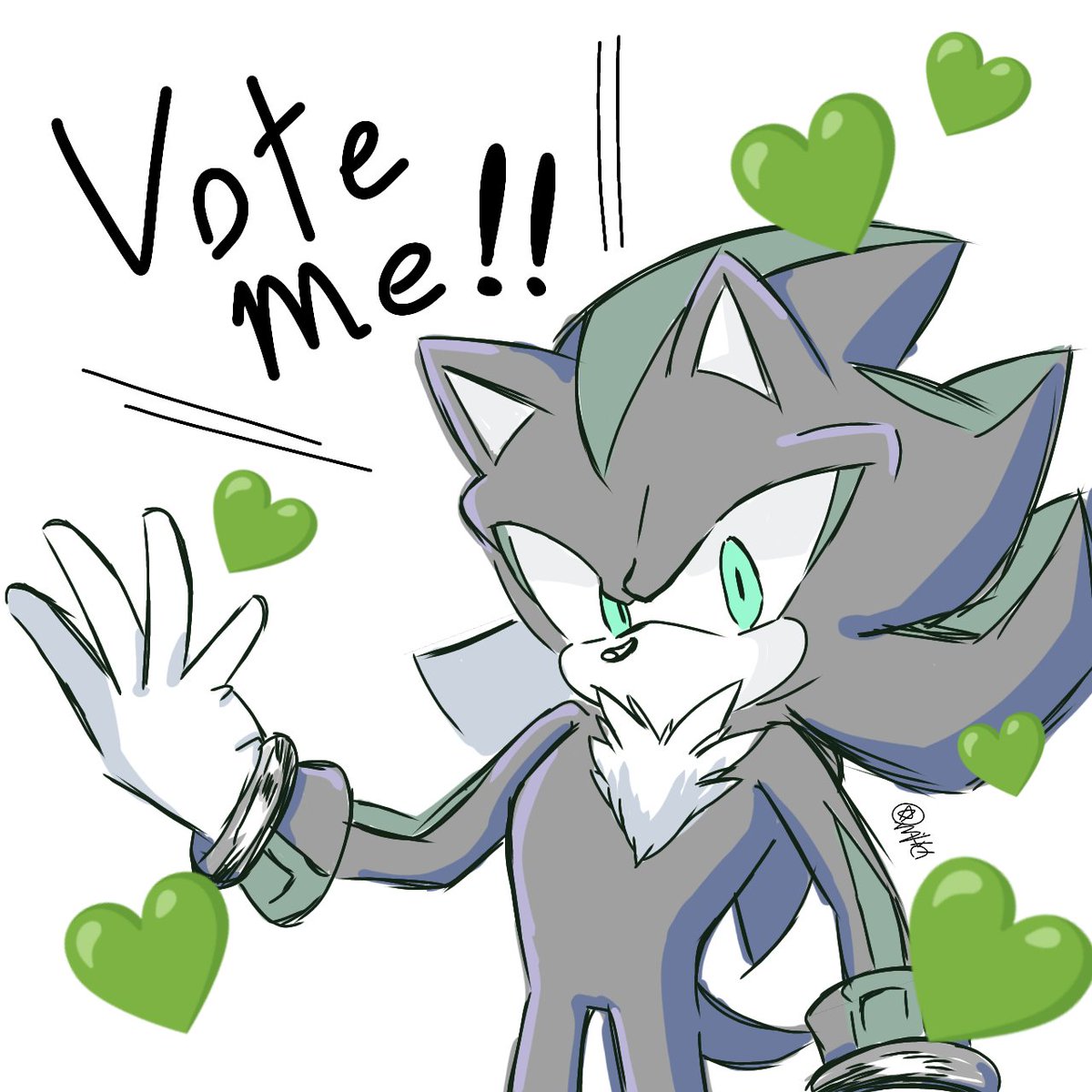hoshinekirakira's tweet photo. Let's vote for mephiles!!!💚💚💚 https://t.co/32yRuxaj7b