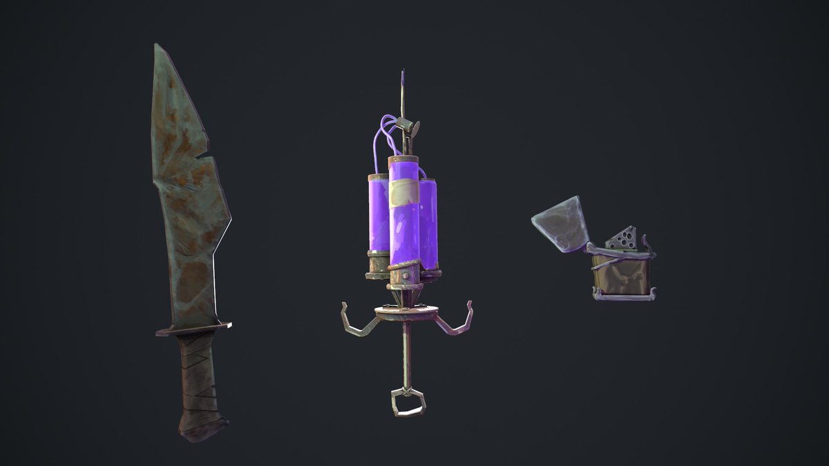 Hey :)#PortfolioDay 
I´m a french student in 3d environnement /props artist !😋