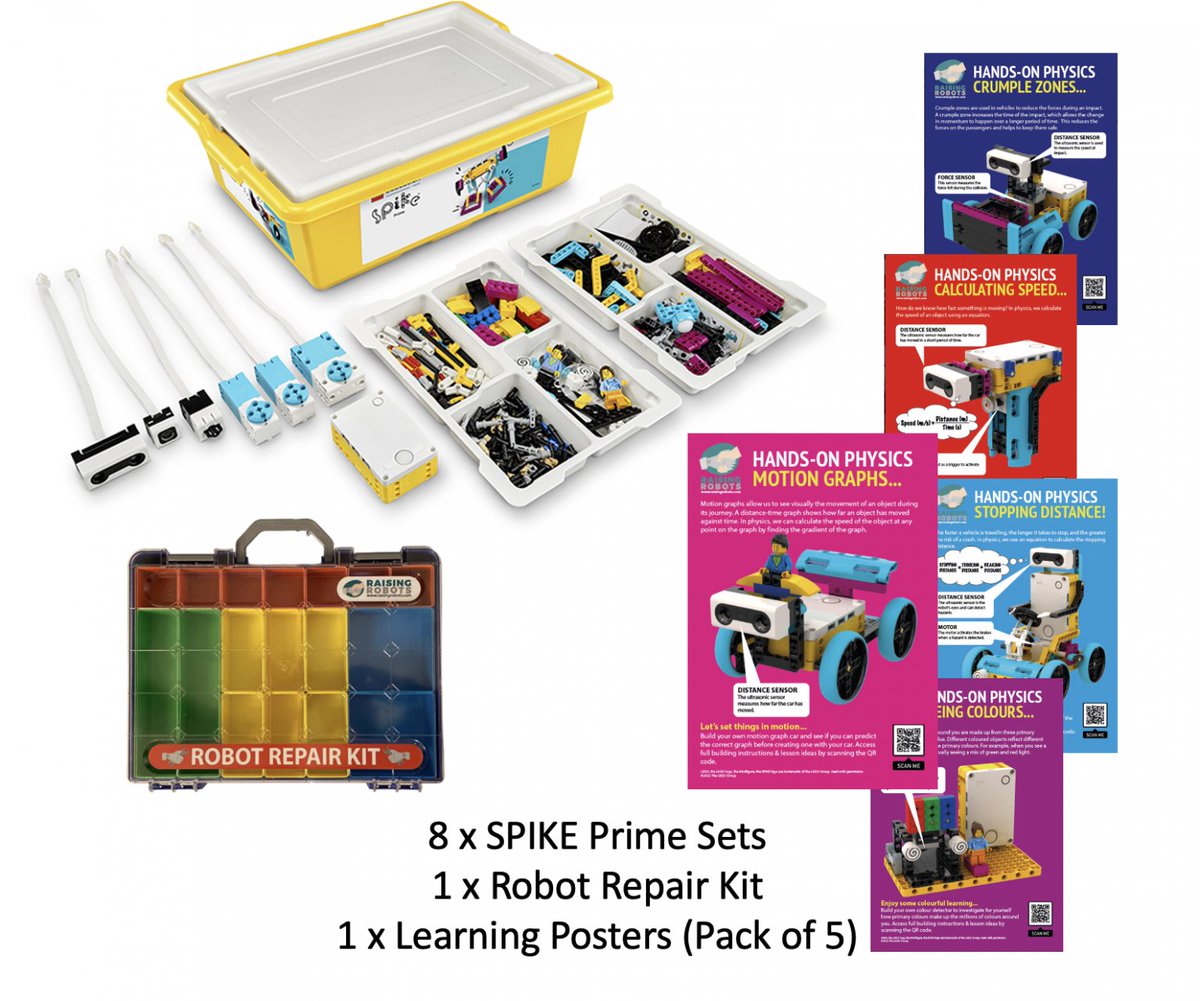 raisingrobots's tweet photo. 🤩FREE online @LEGO_Education #TeacherTraining included with a Classpack of #SPIKEprime!🙌

Discover our SPECIAL OFFERS! ⤵️
https://t.co/fbhY7CgZA4

#STEM #STEAM #Edtech #Educhat #Teachertips #Edutwitter #CompEdUK #CLPL#EdScotPLL https://t.co/bAL9WdOfjB