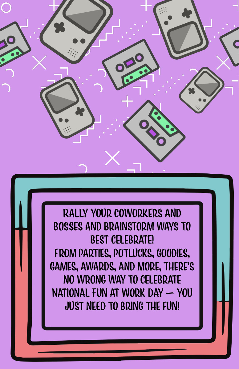 Happy National Fun at Work Day 💥📽

As if Fridays couldn’t get any better around the office, injecting fun 🎮 into the workplace is a great way to bond with coworkers, boost team morale, gain inspiration, and even increase productivity🎱🏓