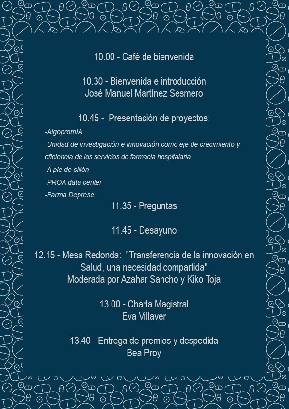 UniversoFharma's tweet photo. Os dejamos el itinerario de la velada y el link en el que podéis reservar la #entradagratuita. 

🗓️Día 25-01 en el Hub27, Madrid.
👉🏻https://t.co/JapDoLOFfs

Gracias a nuestro patrocinador @BoehringerES y 
 organizador @FundacionBiotyc por hacer esto posible y gracias a vosotros. https://t.co/SbiCyiCy1A