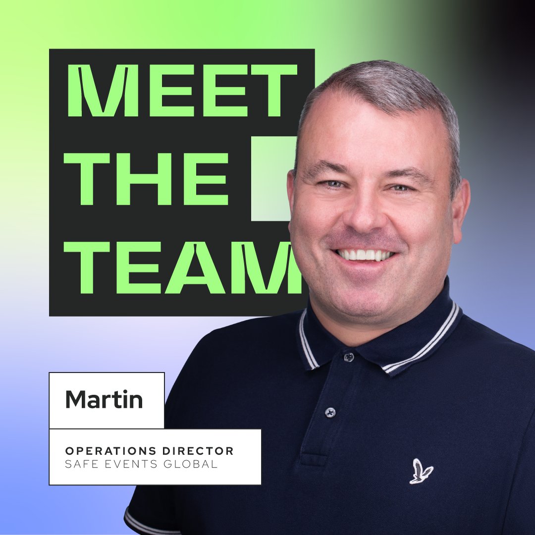 SafeEventsIE's tweet photo. Meet Martin Cullen, Co-founder and Operations Director of Safe Events Global.
#MeetTheTeam #SafeEventsGlobal https://t.co/y98zWDFyGt