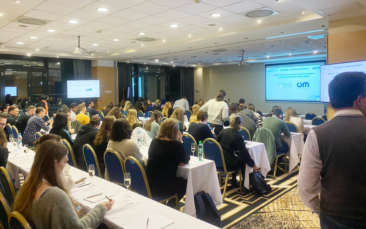 EAACI_HQ's tweet photo. Winter School 2024 kicked off yesterday! 🚀🔬 Get ready for three more days packed with the latest research and cutting-edge talks about Basic Immunology Research in Allergy and Clinical Immunology in Zakopane❄️

#EAACIWS24 https://t.co/w2RcRQ7R47