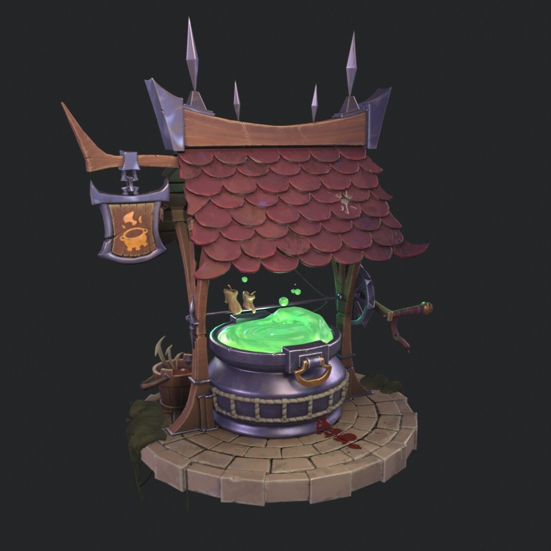 Happy #PortfolioDay !
I'm Sheila, 3D environment and prop artist from Italy, currently looking for work in the videogames industry!  
🎨artstation.com/sheila_a 
#gameart #environmentart #stylizedart