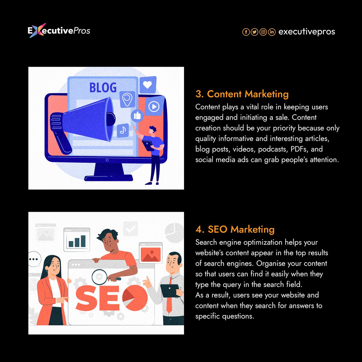 executivepros_'s tweet photo. Comment below which you think is the most effective among all.
#executiveassistants #executiveassistantcompany #executivepros #instagram #businessowner #business #businessgrowth #executivepros #virtualassistantservices #virtualassistantcanada #virtualassistant #explore https://t.co/MG9on6BTwq