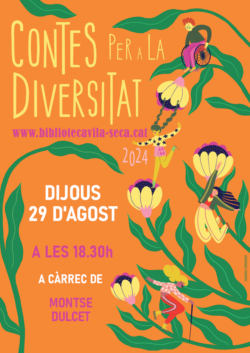 Aquest dijous gaudirem dels "Contes per a la diversitat" a <a href="/BiblioVilaseca/">Biblioteca Pública de Vila-seca</a> amb la Montse Dulcet.