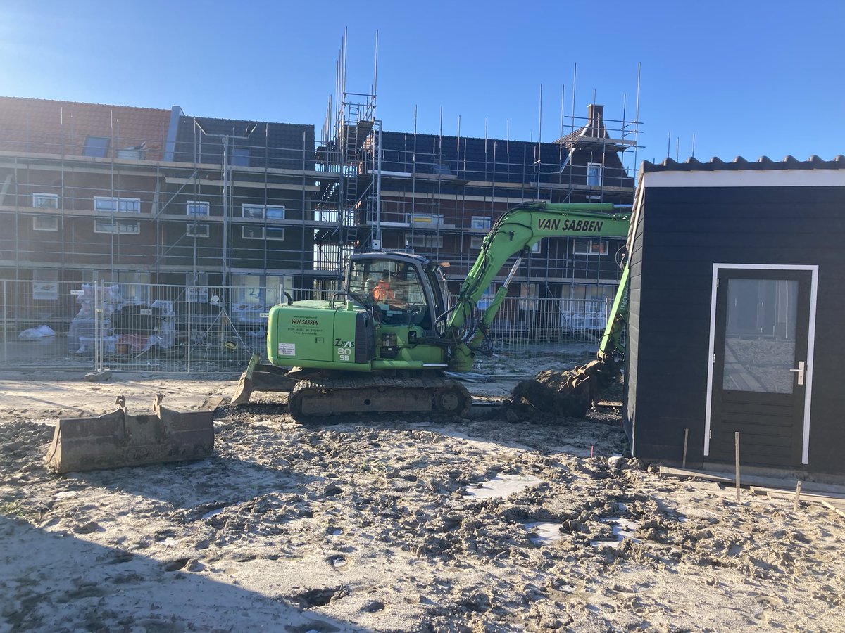 VanSabbenbv's tweet photo. Grondwerk Plan Aria Goes @zonnigwinterweer https://t.co/r9BJPk9diH