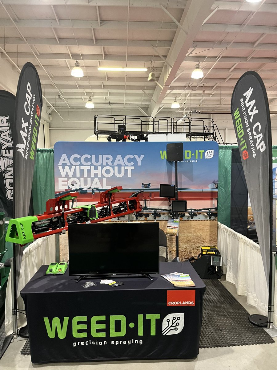 We’re looking forward to the first day of <a href="/WCCPS_SK/">Western Canadian Crop Production Show</a> 2024 today! You can find us at booth D29 if you’d like to hear more about <a href="/Croplands/">Croplands Equipment</a> and <a href="/industries_cap/">MaxCap Industries</a>’ spraying products to increase efficiency in the field. @WEEDit_ <a href="/SprayBooms/">SpecialtyEnterprises</a> #Spray24 #Saskatchewan