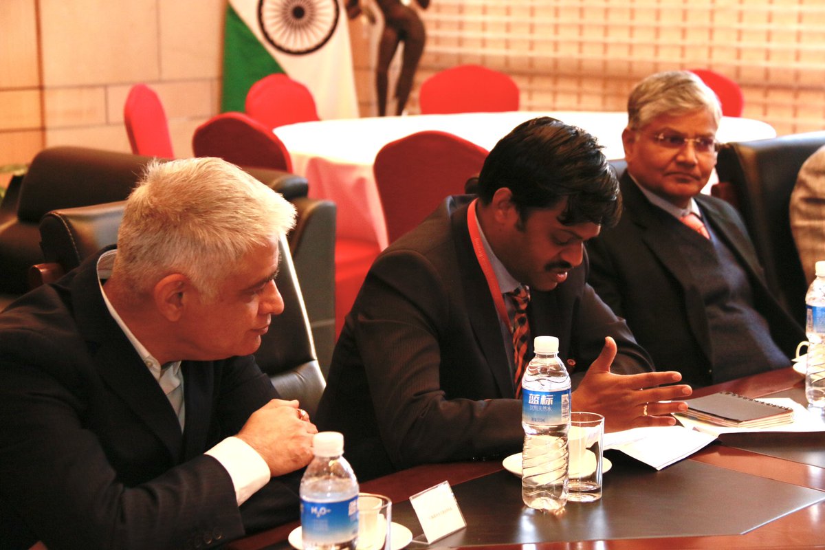 EOIBeijing's tweet photo. @EOIBeijing held a #roundtable with members of Indian diaspora on the occasion of #PravasiBharatiyaDiwas2024. The event saw a meaningful exchange of experiences and thoughts on various important topics. https://t.co/9r4dBYGyOD