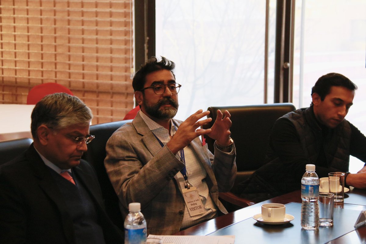 EOIBeijing's tweet photo. @EOIBeijing held a #roundtable with members of Indian diaspora on the occasion of #PravasiBharatiyaDiwas2024. The event saw a meaningful exchange of experiences and thoughts on various important topics. https://t.co/9r4dBYGyOD