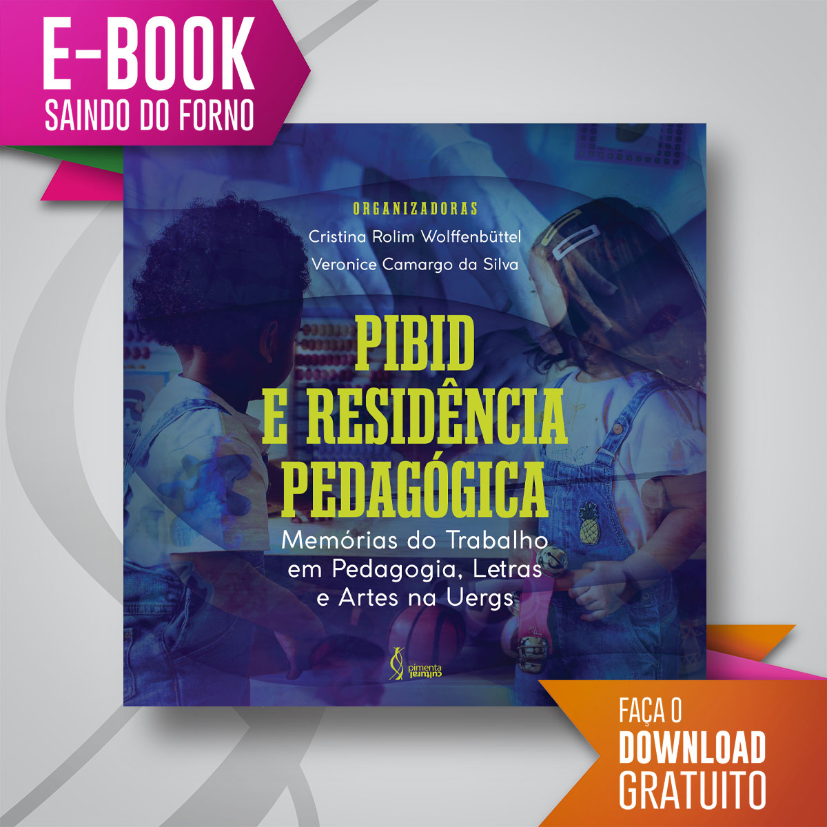 eBook saindo do forno: Pibid e Residência Pedagógica: Memórias do Trabalho em Pedagogia, Letras e Artes na Uergs
Faça o download no link na bio: doi.org/10.31560/pimen…
#pimentacultural #publiqueseulivro #editoradelivros #qualislivros #doutorado #pesquisaacademica #paratodosverem