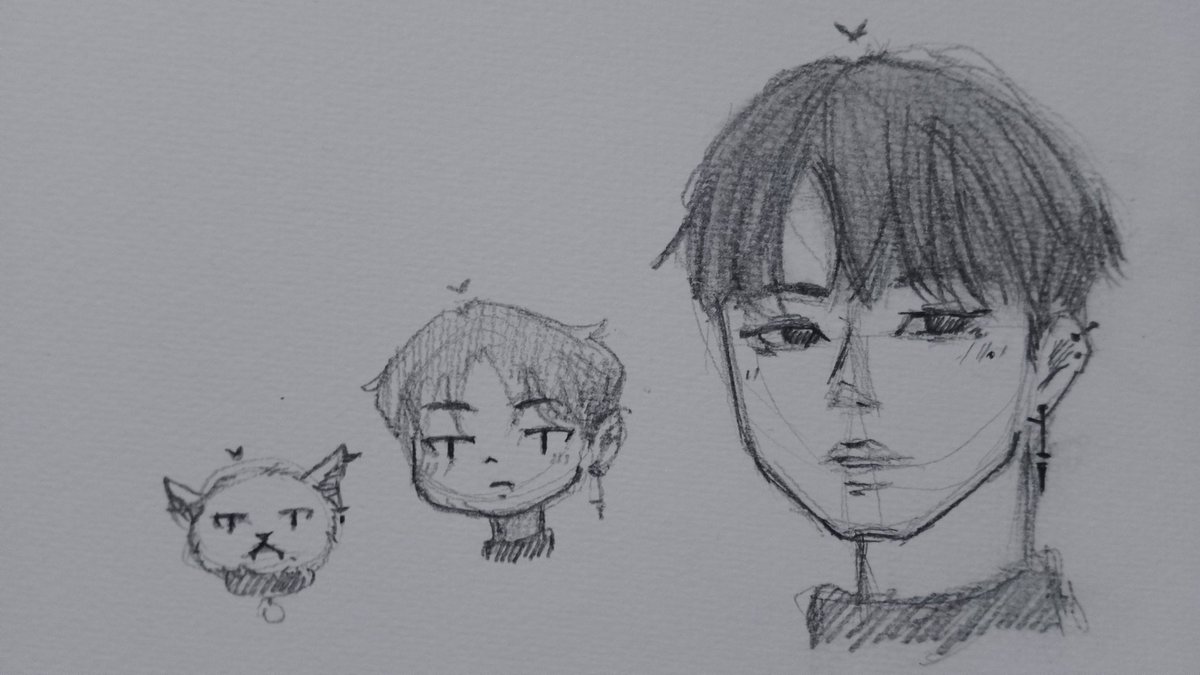 Palopieee's tweet photo. hmm?

#art #Pencildrawing #AnimeArt #originalcharacters https://t.co/JC9vjraXb0